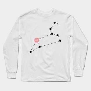 Purva Phalguni Nakshatra Hindu Vedic Sidereal Astrology Constellation Long Sleeve T-Shirt